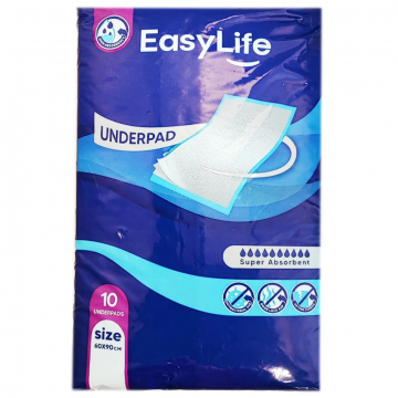 زير انداز بهداشتی 90×60 ایزی لایف 10 عددی